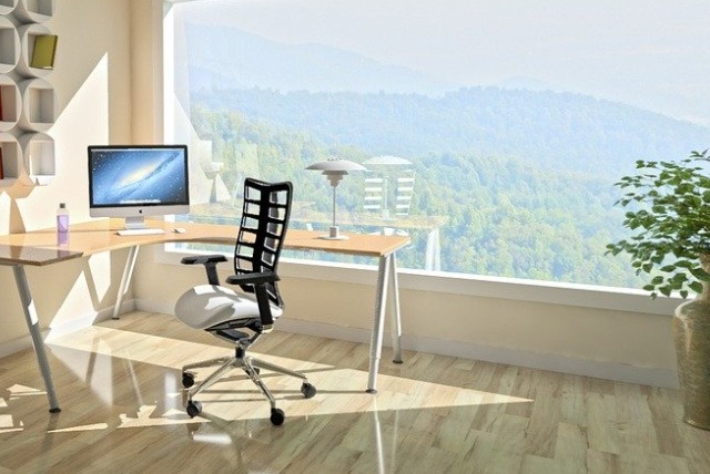 spring clean your home office